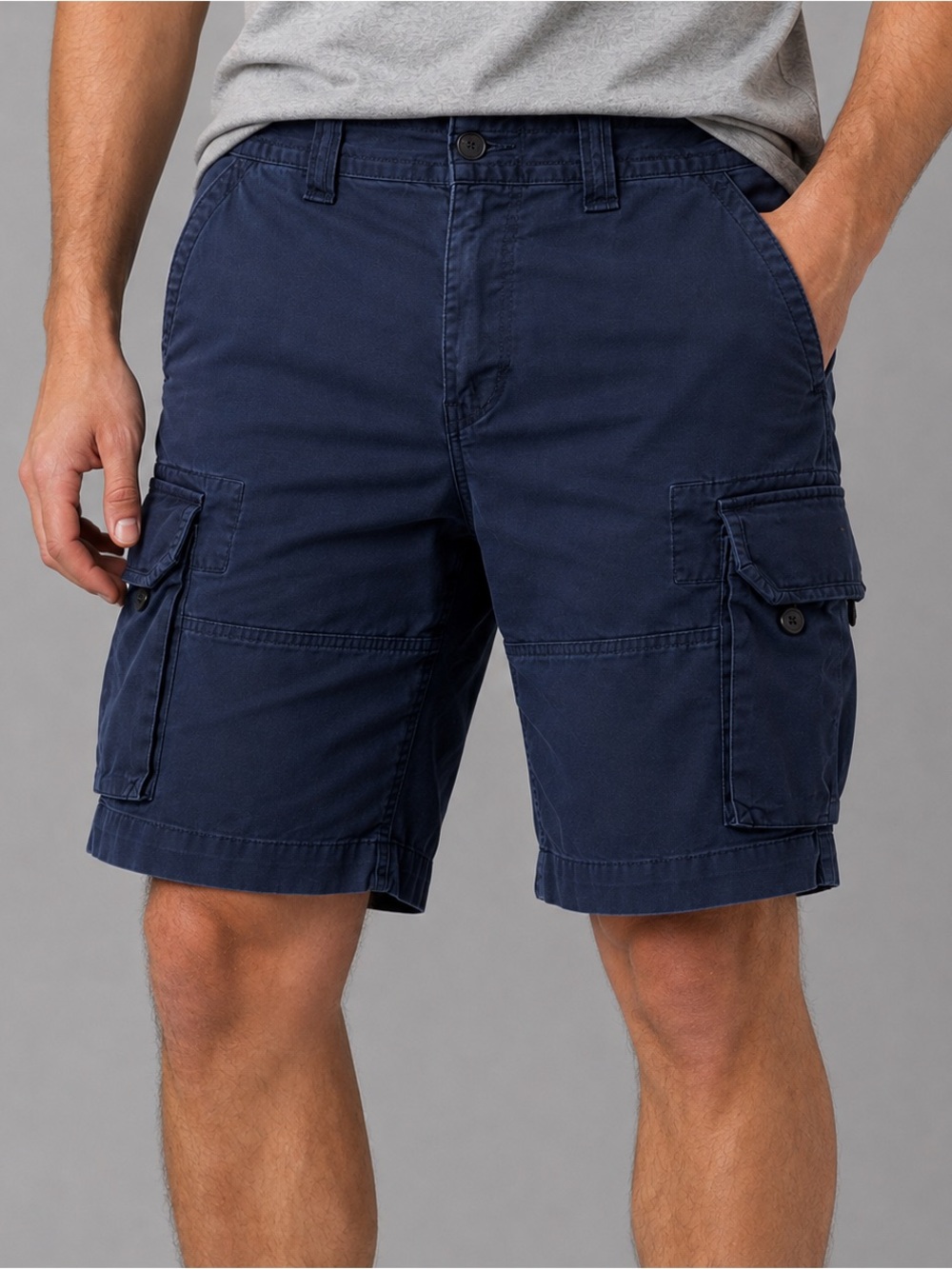 Polo Ralph Lauren Classic Polo Chino Cargo Shorts Navy Blue Mens 34